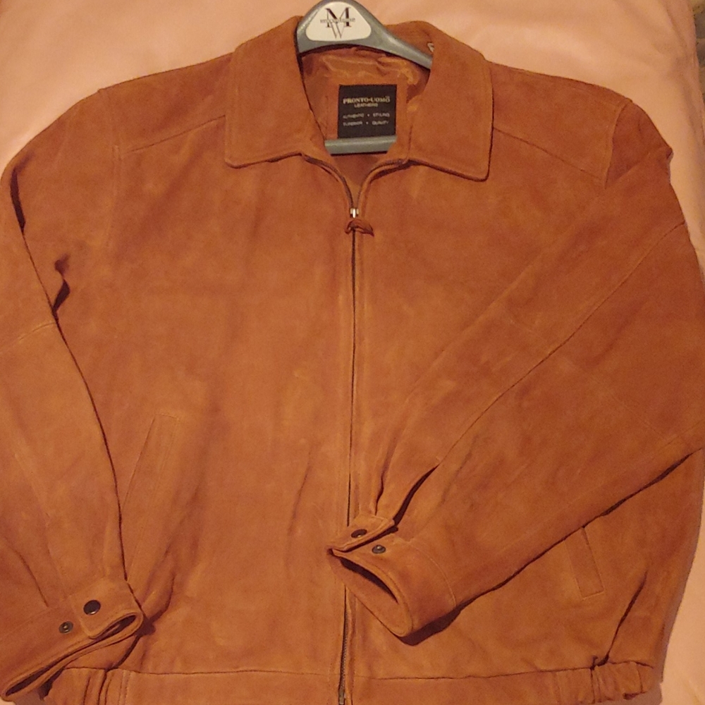Pronto. Uomo suede jacket